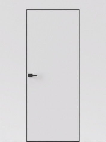 AxelDoors Межкомнатная дверь INVISIBLE 40мм под покраску черная, арт. 23274