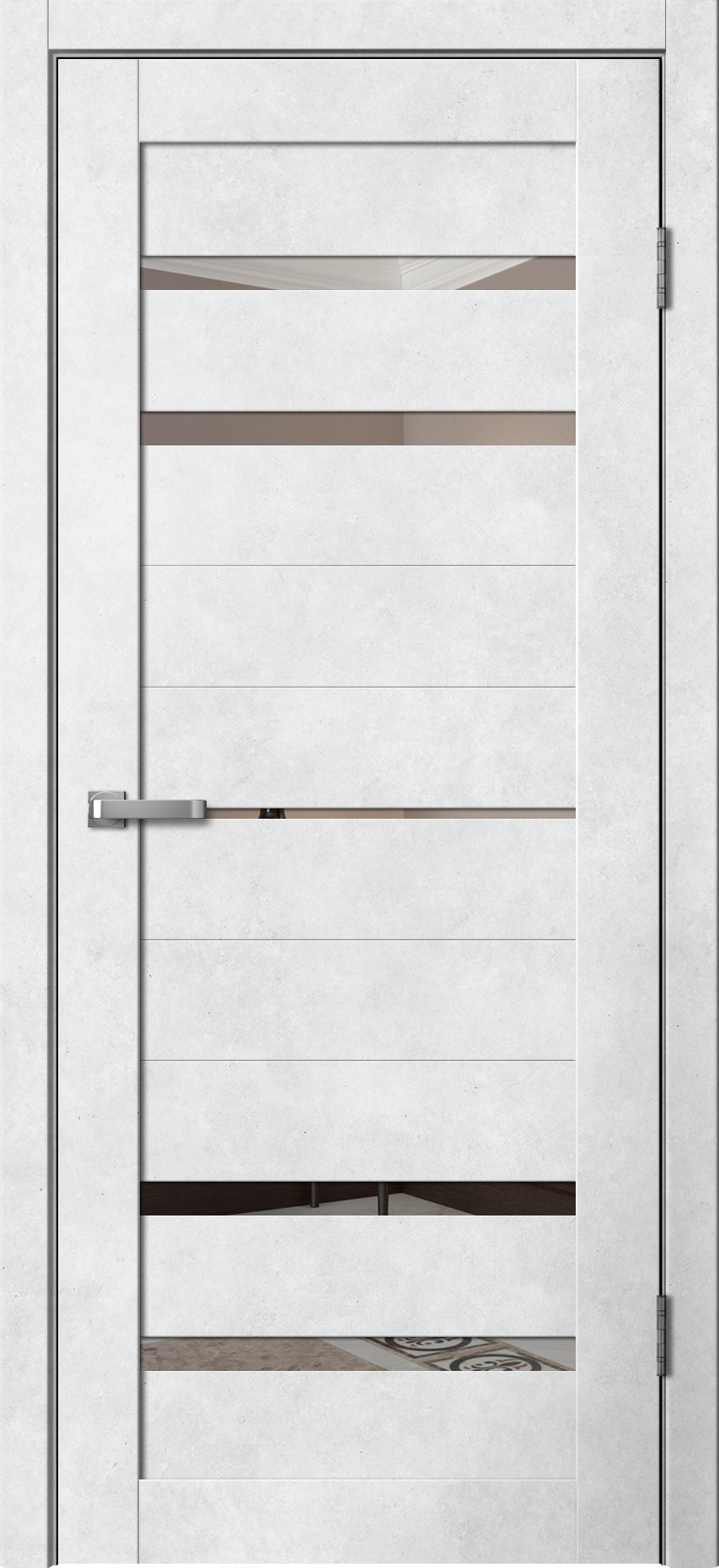 Сибирь профиль Межкомнатная дверь B3 ПО Зеркало, арт. 25784 - фото №1